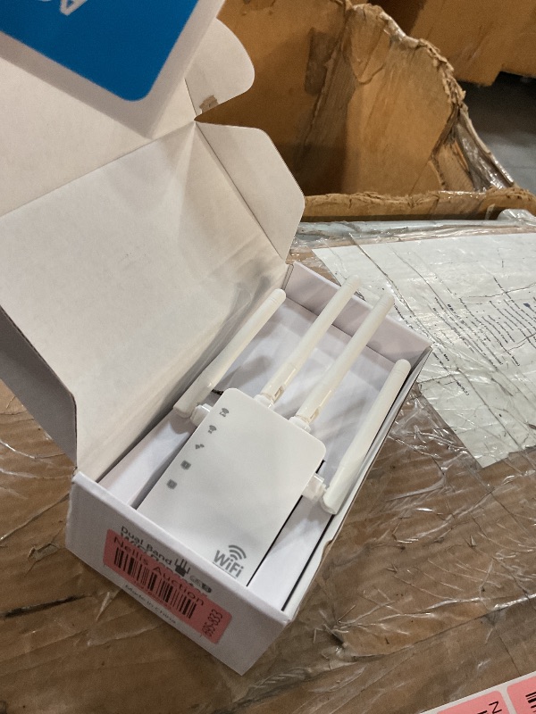 Photo 1 of WiFi Extender, WiFi Extender Signal Booster, WiFi Booster, Covers Up to 12880 Sq.ft and 105 Devices, Dual Band Wireless Repeater, WiFi Repeater, WiFi Extenders Signal Booster for Home