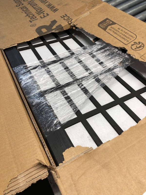 Photo 1 of ** BROKEN PANELS ** VEVOR Room Divider, 6 Panel Japanese Room Divider, Folding Privacy Screen Indoor, Portable Partition Dividers and Decoration Screens, for Room Separation, Home, Office, Restaurant & Bedroom (Black)