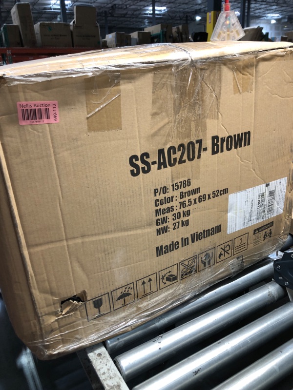 Photo 1 of ***********MISSING PART****
PARTS ONY****
Living Room Recliner Chair Modern Reclining Easy Lounge Winback Single Sofa Reading Chair PU Leather Home Theater Seating Massage Adjustable Accent Armchair w/ Thick Seat Cushion & Backrest, Brown