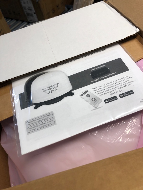 Photo 1 of Winegard GM 9000 Carryout G3 Portable Automatic Satellite Antenna