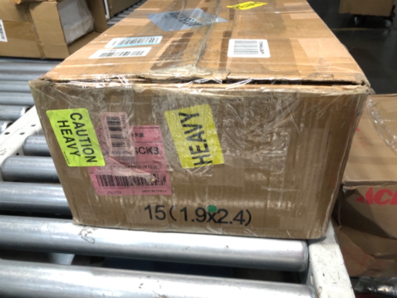 Photo 1 of AZXRHWYGS Inflatable Raft, 8x6 ft Floating Raft with Air Pump, Carry Bag for Lake/Boats/Island/Swimming Pool