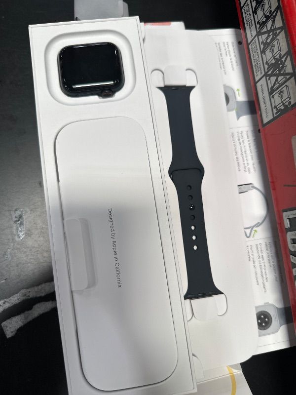 Photo 1 of *** DEVICE IS LOCKED *** Apple Watch SE (2nd Gen) [GPS + Cellular 40mm] Smartwatch with Midnight Aluminum Case with Midnight Sport Band S/M. Fitness and Sleep Trackers, Crash Detection, Heart Rate Monitor, Retina Display