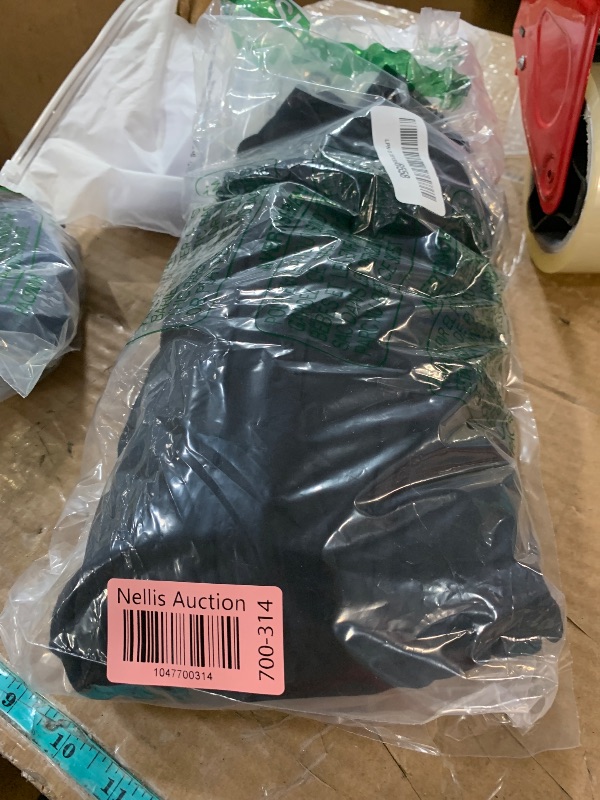 Photo 1 of (LARGE) (USED/FAIR) ANRABESS Women Palazzo Pants Summer Boho Bagyy Wide Leg High Smocked Waist Casual Loose Lounge Pant with Pocket Black Large
