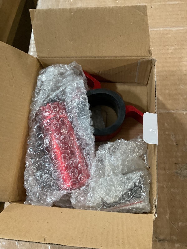 Photo 1 of Universal External In Line Fuel Pump High Pressure With Mounting Bracket Clamp 12V Gasoline Fuel Injection Pump Replacement 0580464070 0580453911 0580463017 Red Electric Injection Systems