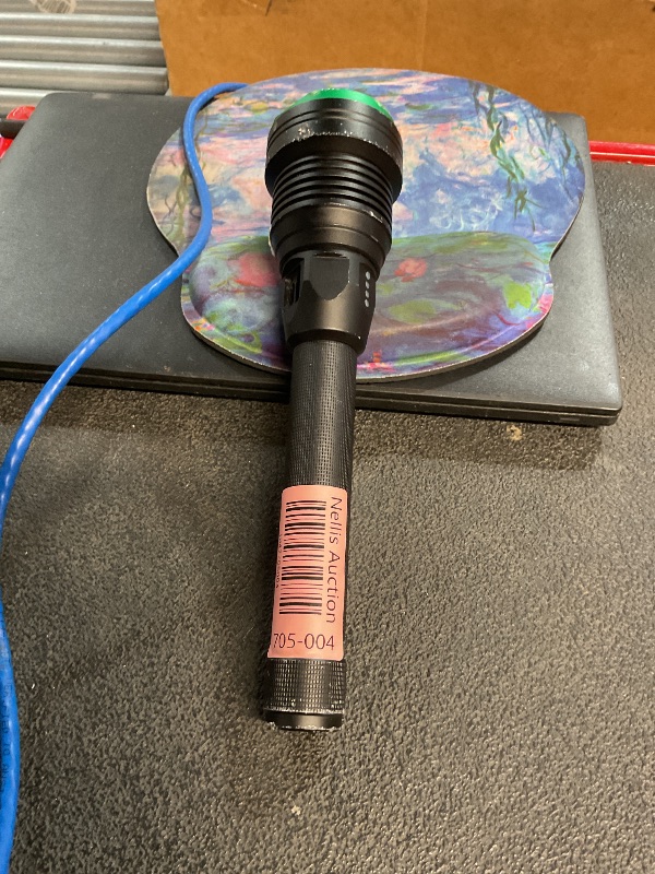 Photo 1 of ****NEEDS NEW BATTERY****MINOR DAMAGE***
LitezAll Kodiak Kraken 6000 Lumen Rechargeable Tactical Flashlight with Power Bank, Ultra Bright High Lumen LED Light for Emergency, Outdoor, Security & Professional Use