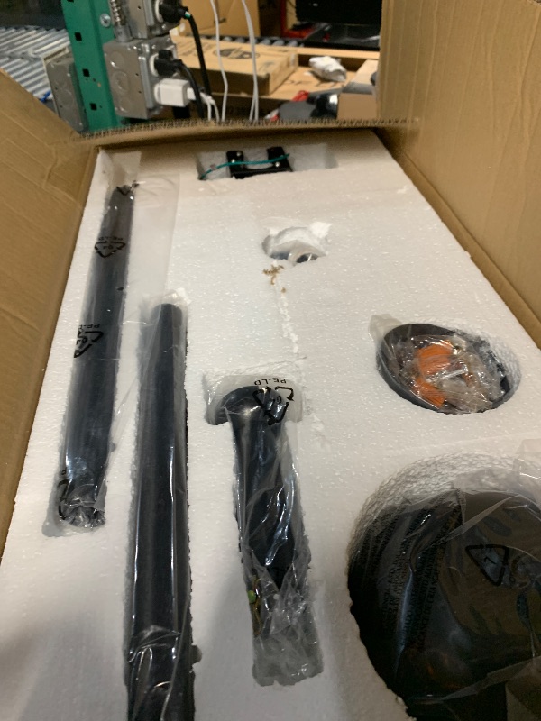 Photo 1 of ***(MISSING REMOTE)***58 Inch Ceiling Fans with Lights and Remote, Black Indoor/Outdoor Ceiling Fan with Quiet Reversible DC Motor, 6 Speeds, 3CCT, 6 Blades Large Ceiling Fan for Living Room Bedroom Patio