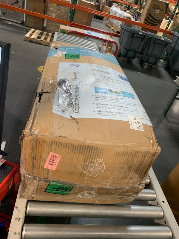 Photo 1 of INTEX 28211EH Metal Frame Above Ground Swimming Pool Set: 12ft x 30in – Includes 530 GPH Cartridge Filter Pump – Puncture-Resistant Material – Rust Resistant – 1718 Gallon Capacity