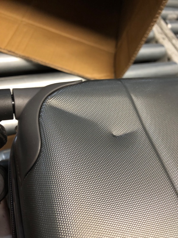 Photo 1 of ***DAMAGED - DENTED - SEE PICTURES***
Hanke 16 Inch Underseat Carry On Luggage Hard Shell Suitcases with Wheels Mini Small Carry On Bag for Airline Approved TSA Luggage Lightweight Travel Suitcase(Graphite Grey)