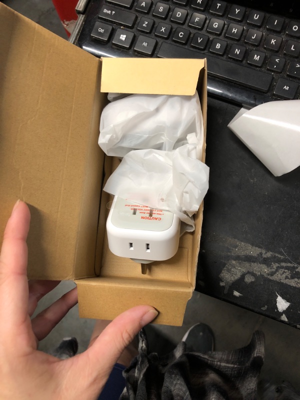 Photo 1 of ****ONLY 2***US to UK Plug Adapter 3 Pack, TESSAN Type G Adapter for Travel with 4 Outlets 3 USB Charger(1 USB C), Ireland Power Adaptor for USA to England London Scotland Dubai Singapore Hong Kong Qatar