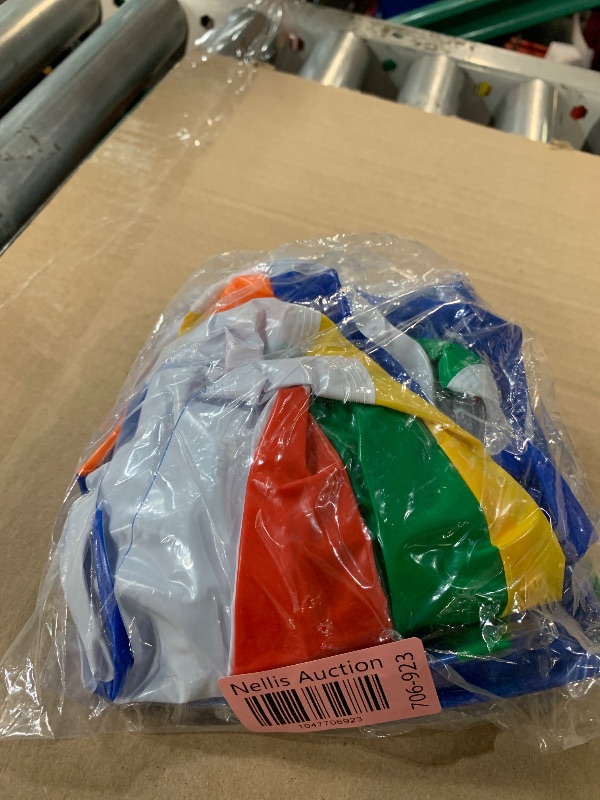 Photo 1 of [ 22''+17''+14'' ] 12 Pack Rainbow Beach Balls Bulk, Inflatable Swimming Pool Toys Beach Ball for Kids Birthday Party Favors Outdoor Summer Games Hawaiian Tropical Luau Themed Pool Party Decorations