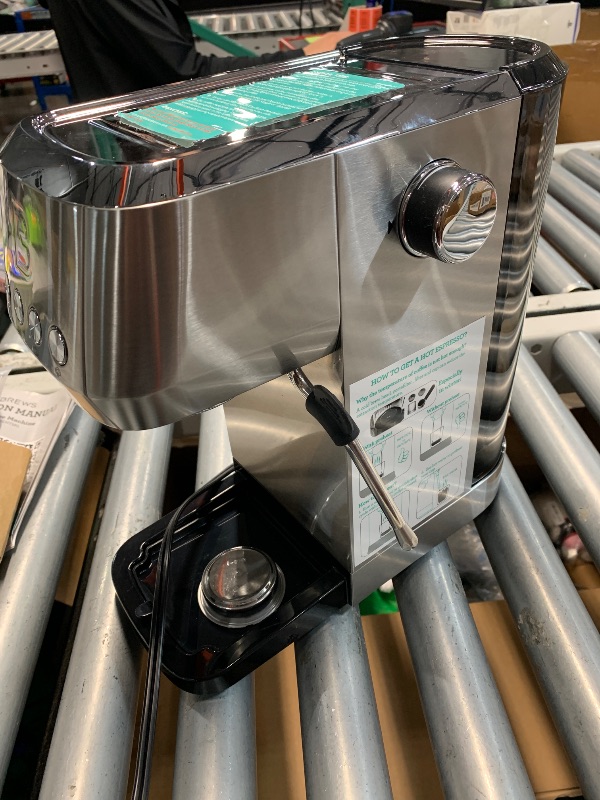 Photo 1 of (used)(incomplete)(see images) CASABREWS 3700 Essential Espresso Machine 20 Bar, Stainless Steel Cappuccino & Latte Machine