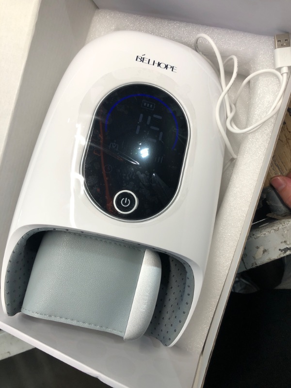 Photo 1 of (POWER TESTED) (HOLD TO POWER ON) belhope Hand Massage Device with 9 Modes and 4 Heating Options for Hot and Cold Therapy Hand and Wrist Massager for Arthritis and Carpal Tunnel Relief Ideal Home Gift for Women Men Father's Day