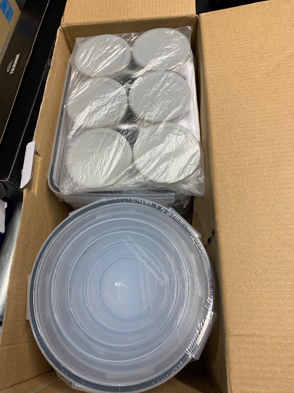 Photo 1 of (PARTIAL SET) 52 PCS Food Storage Containers with Lids Airtight (26 Lids & 26 Containers)- Reusable Plastic Leakproof Meal-Prep Container for Kitchen Storage Organization Microwave/Dishwasher Safe with Labels & Pen