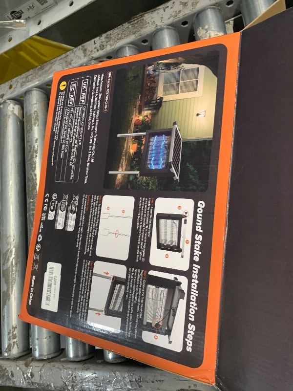 Photo 1 of ***(PARTS ONLY/ MAJOR DAMAGE/ NON FUNCTIONAL)***Solar Bug Zapper Outdoor, Wireless Portable Camping Mosquito Zapper with Panel Sensor, Fly Traps with 10FT Extension Cord, Fly Zapper, Mosquito Killer, Electric Trap Ideal for Home, Patio, Backyard