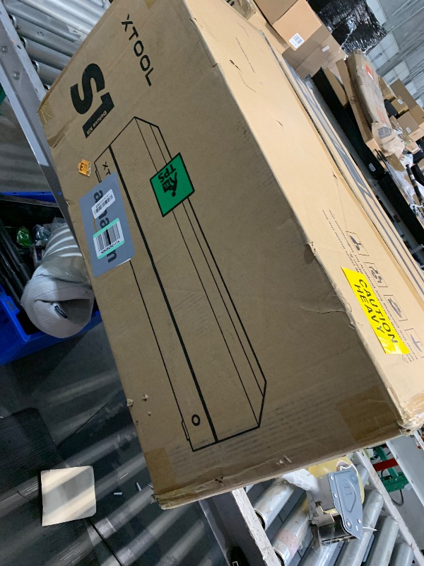 Photo 1 of *** FACTOPRY SEALED OPENED FOR INSPECTIUON***
xTool S1 40W Laser Engraver and Cutter Machine with Air Assist & Honeycomb, 23.93" x 15.16" Bed Size, Beginner-Friendly, Laser Engravering Machine for Wood and Metal, Acrylic, etc. - Basic Bundle