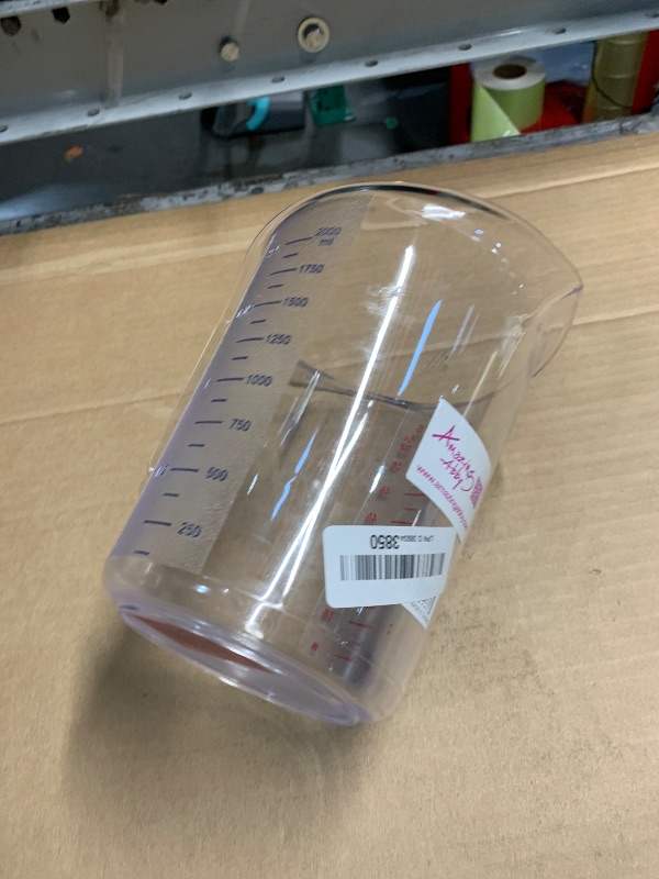 Photo 1 of Amazing Abby - Melissa - Unbreakable Plastic Measuring Pitchers (1-Pack), Food-Grade Measuring Jugs, 8-Cup Capacity (2-Quart), Stackable and Dishwasher-Safe, Great for Oil, Vinegar, Flour, More