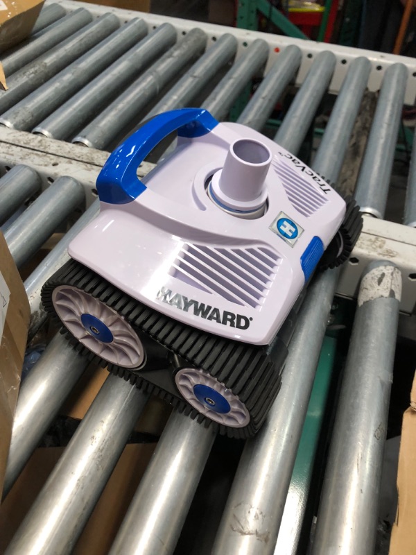 Photo 1 of Hayward TracVac Lightweight Automatic Suction Vacuum Cleaner with Hose and Valve for In Ground Swimming Pool Maintenance, White