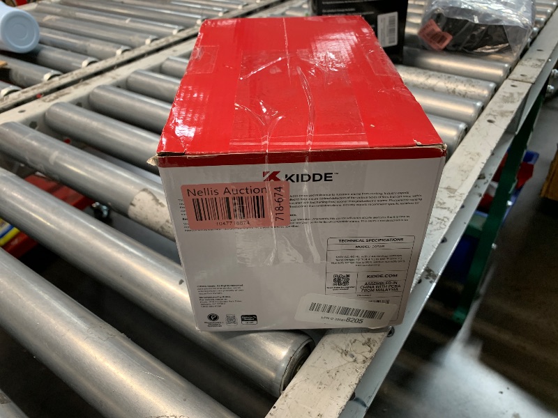 Photo 1 of Kidde Hardwired Smoke Detector, AA Battery Backup, Interconnectable, LED Warning Light Indicators, 4 Pack