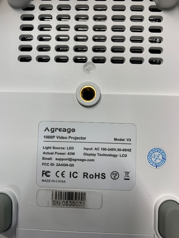 Photo 1 of [Electric Focus]Projector with WiFi and Bluetooth, Native 1080P 15,000 Lumens 4K Supported, Agreago Outdoor Movie Projector for Home Theater UP to 300", for iOS/Android/Laptop/TV Stick/HDMI/USB