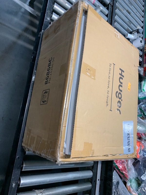 Photo 1 of ***(USED/ UNKNOWN IF MISSING PARTS)***Huuger Black Nightstand Set of 2, Night Stand with Charger Station, Bedside Table with 2 Drawers, Bed Side Tables for Bedroom, Modern Nightstands, Metal Knobs, Painted Surface