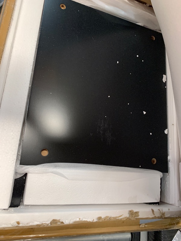 Photo 1 of ***(USED/ UNKNOWN IF MISSING PARTS)***Huuger Black Nightstand Set of 2, Night Stand with Charger Station, Bedside Table with 2 Drawers, Bed Side Tables for Bedroom, Modern Nightstands, Metal Knobs, Painted Surface