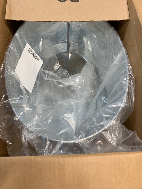 Photo 1 of Achla Designs Oval Galvanized Tub