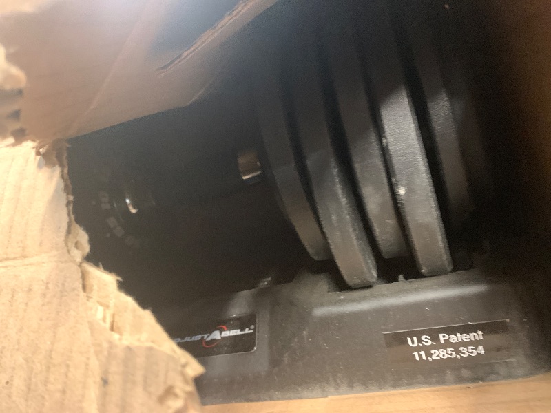 Photo 1 of ***PARTIAL SET - PRICE ADJUSTED***CAP Barbell ADJUSTABELL® 55 lb Pair of Adjustable Dumbbells with Contoured Full Rotation Handle, Honeycomb Chrome and Black Handle