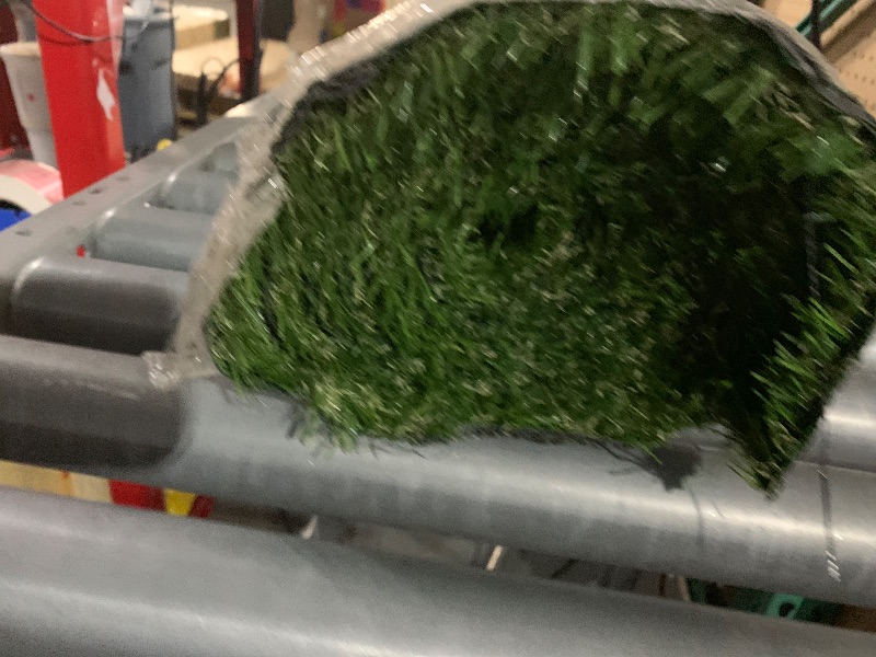 Photo 1 of (used) Griclner Artificial Grass Lawn Turf 6 FT x 8 FT(48 Square FT) 0.8inch Realistic Synthetic Grass Mat, Indoor Outdoor Garden Lawn