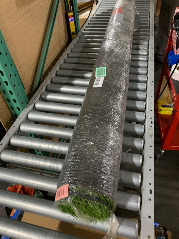 Photo 1 of (used) Griclner Artificial Grass Lawn Turf 6 FT x 8 FT(48 Square FT) 0.8inch Realistic Synthetic Grass Mat, Indoor Outdoor Garden Lawn