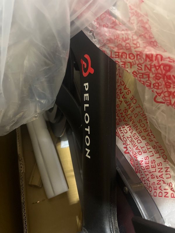Photo 1 of ****************FOR PARTS ONLY- MISSING PARTS**************
Peloton Exercise Cross Training Bike, Indoor Stationary Spin Bike for Home Workouts, Space-Friendly Exercise Equipment for Cardio and strength Workout & Indoor Cycling