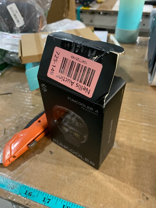 Photo 1 of (item sold for parts) Black Shark Phone Cooler for Gaming FunCooler 4, Wired Mobile Phone Cooling Fan Lightweight Quiet