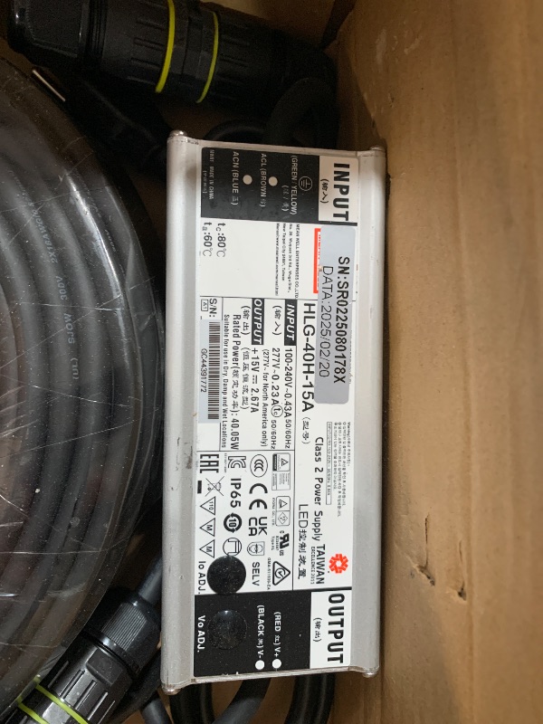 Photo 1 of (See all images) HQUA PN01 120V AC LED Inground Pool Light, 10 Inch 40W with 100 Feet Cord, UL Listed Transformer Included