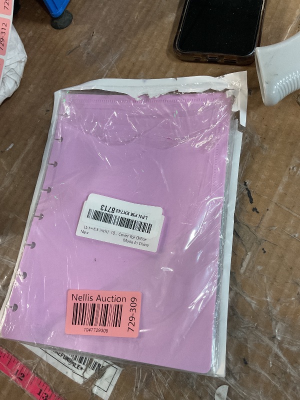 Photo 1 of ?5.5×8.5 inch? 10Pcs Junior Size Discbound Pocket Dividers DiscBound Binder Dividers Disc Bound Planner Supplies DiscBound Pocket Folder Discbound Notebook Accessories 8 Disc Planner Cover for Office