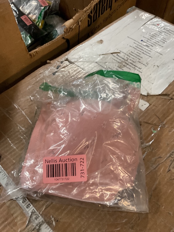 Photo 1 of (36C) (USED/FAIR) (BAGGED) Daisy Bras for Older Women No Underwire Front Closure Comfort Senior Wireless Snap Closing Bra Pink 36C