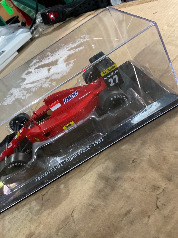 Photo 1 of - Formula 1 Compatible with Ferrari F1-91 Alain Prost 1991-1/24 Diecast Model Car - GF037