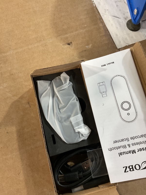 Photo 1 of OBZ Mini 2D Bluetooth Barcode Scanner, 2.4G Wireless Barcode Scanner, 3-in-1 Portable Handheld 1D 2D QR Code Scanner Work with iOS Android Windows iPhone iPad Tablet PC POS for Store Inventory Library