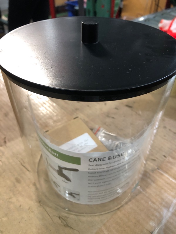 Photo 1 of (see all images) (used) Glass Laundry Detergent Dispenser Set, Fabric Softener Dispenser, 3 Pack Laundry Detergent Jar & Laundry Bottle