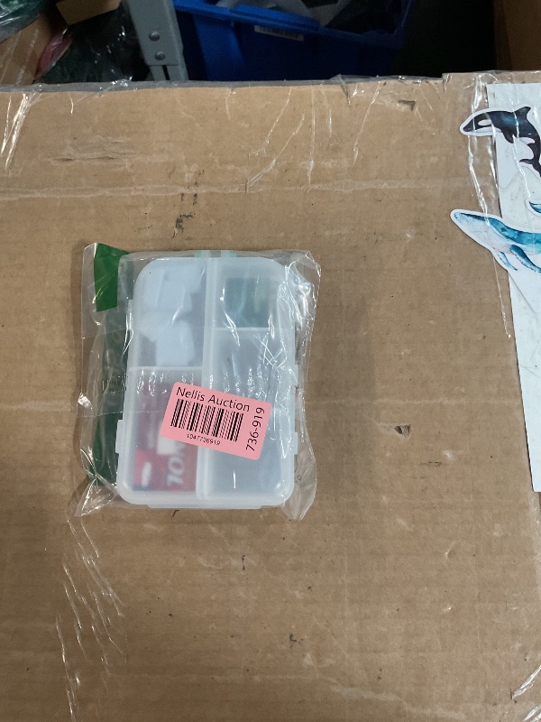 Photo 1 of ???? ?????????, Large ?????? ???? ????????? with Labels, Medicine Pill Organizer, ?????? ?????????? Pill Case