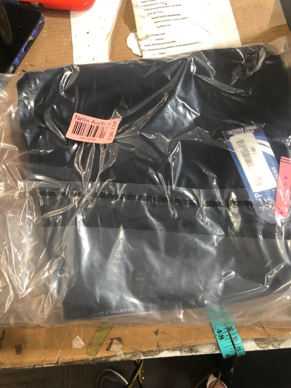 Photo 1 of (20.5+) (BAGGED) Nautica Girls' School Uniform Bootcut Pants, Adjustable Elastic Waistband with Button Closure, Comfortable Twill Material, Navy/High Waist, 20 Plus