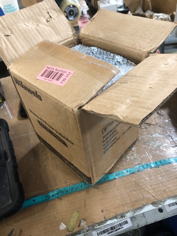 Photo 1 of WILAWELS 50 Amp RV Power Outlet Box, 125/250V NEMA 14-50R RV Outlet Weatherproof, Outdoor RV Electrical Outlet with Receptacle Panel, Enclosed Lockable Power Box for RV Camper, ETL Listed H91OB06