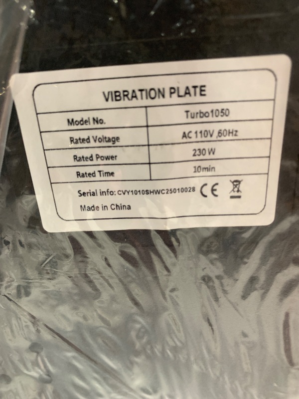 Photo 1 of **************FINAL SALE-Turns on but does not vibrate***************
LifePro Turbo 3D Vibration Plate Exercise Machine - Dual Motor Oscillation