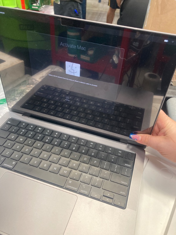 Photo 1 of **NEEDS TO BE RESET**Apple 2024 MacBook Pro Laptop with M4 Max, 14?core CPU, 32?core GPU: Built for Apple Intelligence, 14.2-inch Liquid Retina XDR Display, 36GB Unified Memory, 1TB SSD Storage; Space Black