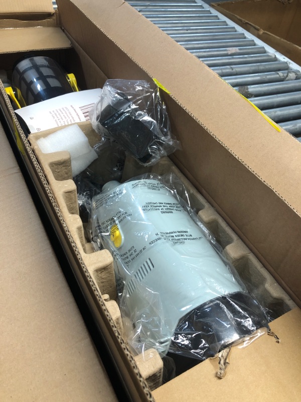 Photo 1 of (2025 Upgraded) Cordless Handheld Pool Vacuum, Rechargeable Pool Cleaner with Telescopic Pole and Fine-Sponge, Powerful Suction, Ideal for Above & In-Ground Pools, Spas, Hot Tubs, Yellow