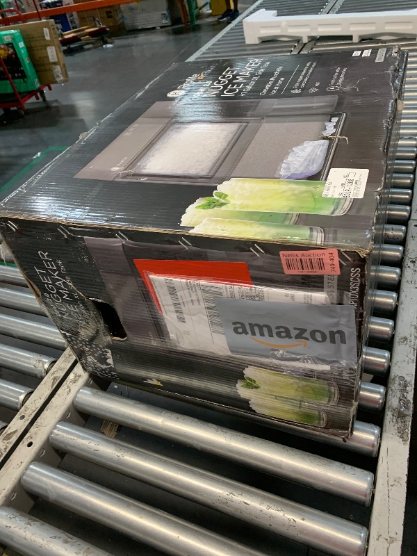 Photo 1 of ***(PARTS ONLY/ NON FUNCTIONAL/ MAJOR DAMAGE)***GE Profile Opal 2.0 XL with 1 Gallon Tank, Chewable Crunchable Countertop Nugget Ice Maker, Scoop included, 38 lbs in 24 hours, Pellet Ice Machine with WiFi & Smart Connected, Stainless Steel