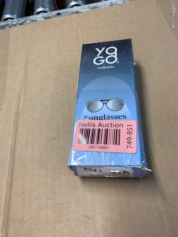 Photo 1 of ***ARM BROKEN OFF*** Yogo Vision Polarized Sunglasses for Women Square Classic Trendy Stylish Sun Glasses 100% UV Protection (Transparent Pink Frame, Brown Lens)