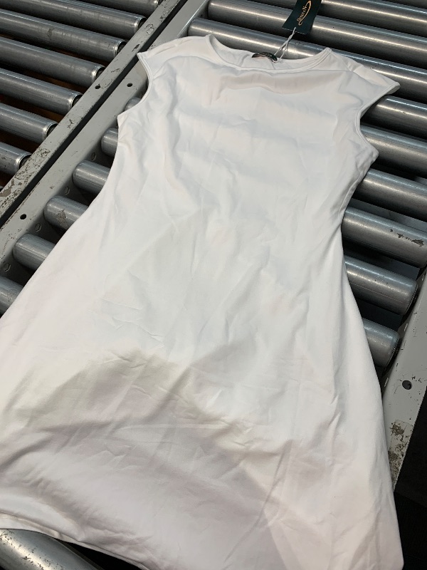 Photo 1 of (see all images) OFEEFAN Womens Summer Dresses 2025 Strapless Tube Short Mini Homecoming White M