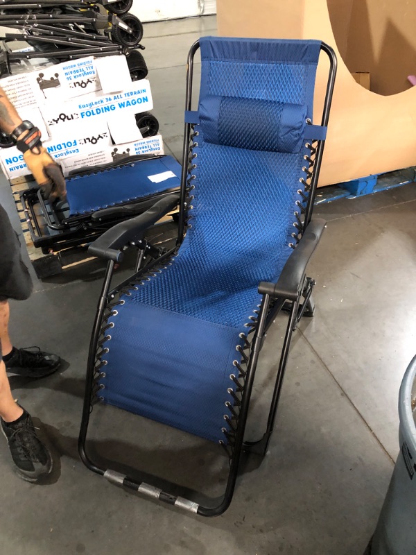 Photo 1 of Yoli Zero Gravity Chair (blue)
