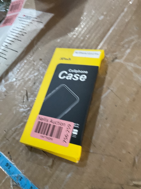 Photo 1 of (USED/FAIR) JETech Case for iPhone 12/12 Pro 6.1-Inch, Non-Yellowing Shockproof Phone Bumper Cover, Anti-Scratch Clear Back (HD Clear)