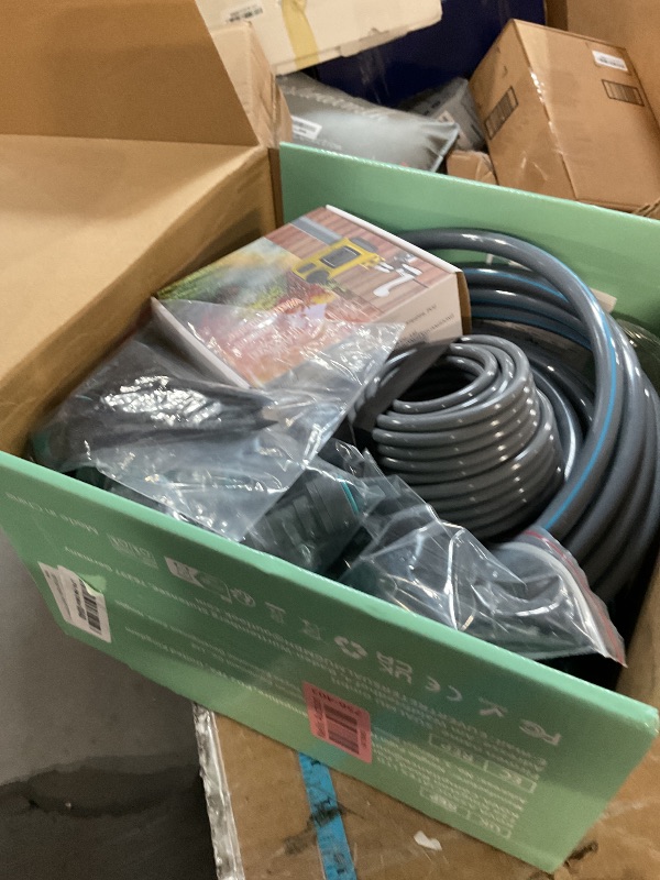 Photo 1 of TRJZWA Drip Irrigation System Kit with Water Timer 100FT?1/2 inch Hose 1/4 inch Distribution Tubing?Water Timer for Garden Hose with Anti-Leakage Quick Connector and Drip Emitters,for Potted Plant