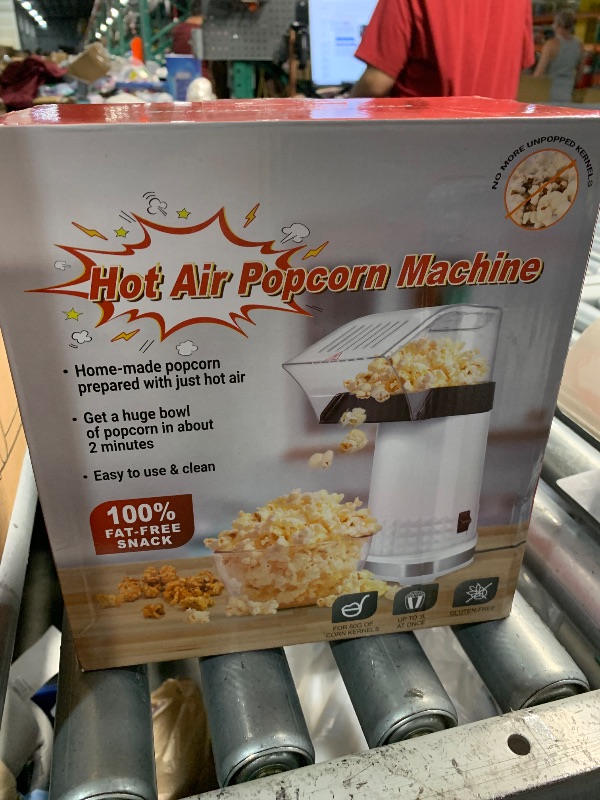 Photo 1 of ***(HEAVILY USED)***Popcorn Maker, 4.5 Quarts Fast Popping High Popping Rate Air Popper Popcorn Maker with On/Off Switch, No Oil, Easy to Clean & Mantain, BPA-Free Popcorn Machine, ETL Certified Popcorn Poppers for Home
